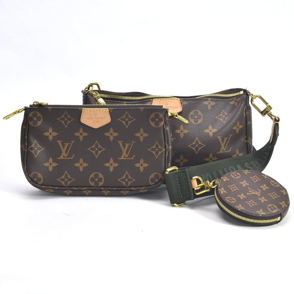 Louis Vuitton Shoulder Bag Monogram Multi Pochette Accessoires Khaki Brown